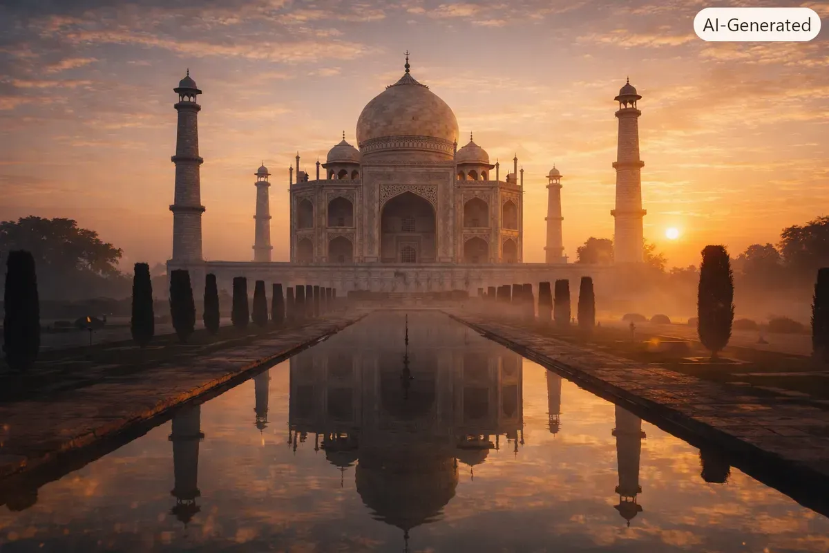 Taj Mahal Sunrise