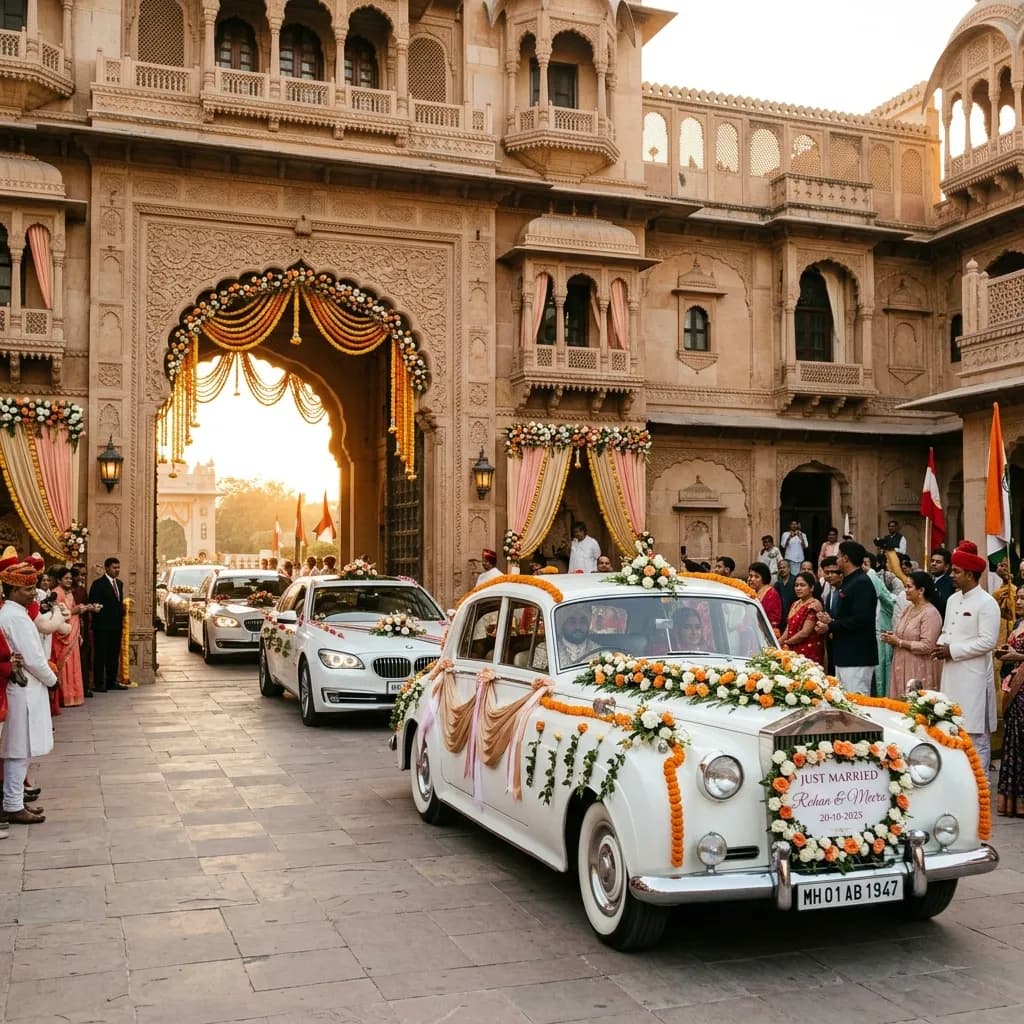 Wedding convoy